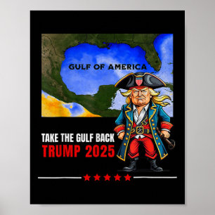 Affiche Trump Le Golfe du Mexique et le Golfe du Mexique