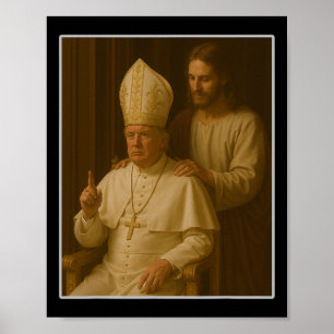 Affiche Trump, le président Trump de Jésus, veut être le