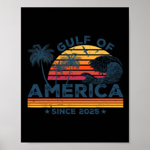 Affiche Trump, le président Trump de l'Amérique du Golfe d