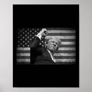 Affiche Trump lutte pour la liberté