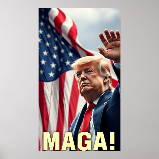 Affiche Trump MAGA (Devant)