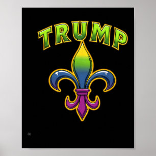 Affiche Trump Mardis Gras