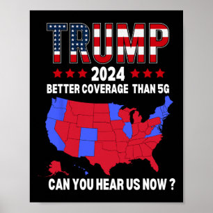 Affiche Trump Meilleure Couverture Que 5g Carte électorale