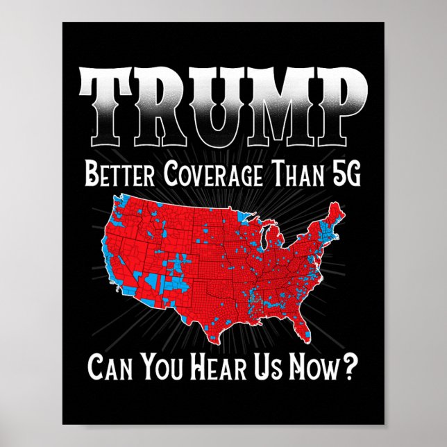 Affiche Trump Meilleure Couverture Que 5g Pouvez-Vous Nous (Devant)
