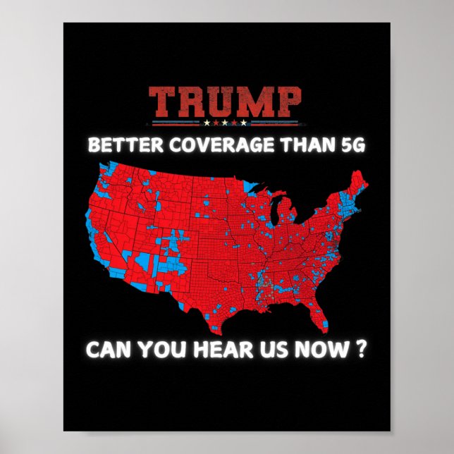 Affiche Trump Meilleure Couverture Que 5g Pouvez-Vous Nous (Devant)