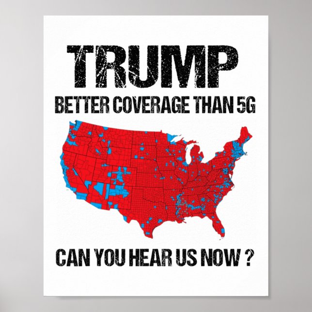 Affiche Trump Meilleure Couverture Que 5g Pouvez-Vous Nous (Devant)