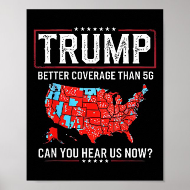 Affiche Trump Meilleure Couverture Que 5g Pouvez-Vous Nous (Devant)