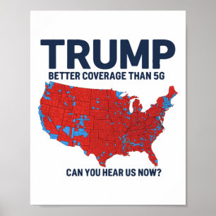 Affiche Trump Meilleure Couverture Que 5g Pouvez-Vous Nous