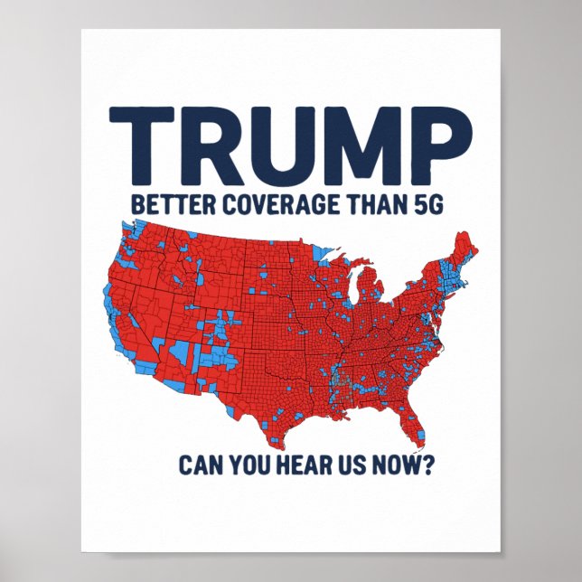 Affiche Trump Meilleure Couverture Que 5g Pouvez-Vous Nous (Devant)