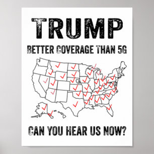 Affiche Trump Meilleure Couverture Que 5g Pouvez-Vous Nous