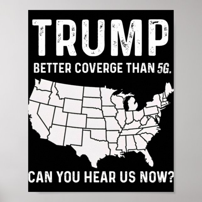 Affiche Trump Meilleure Couverture Que 5g Pouvez-Vous Nous (Devant)