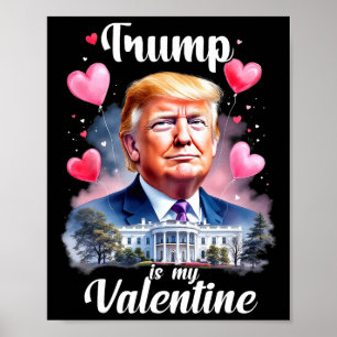 Affiche Trump, mon patriote Valentin drôle, est le patriot