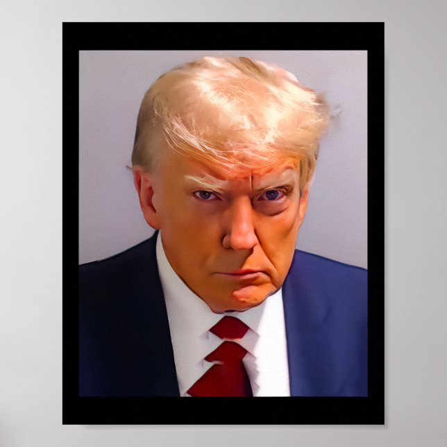 Affiche Trump Mug Shot 1 (Devant)