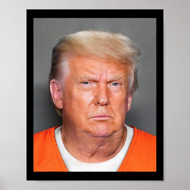 Affiche Trump Mug Shot 1 (Devant)