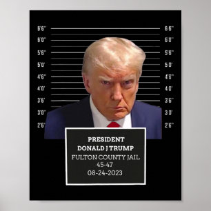 Affiche Trump Mug Shot Président Donald J Trump Mugshot 20
