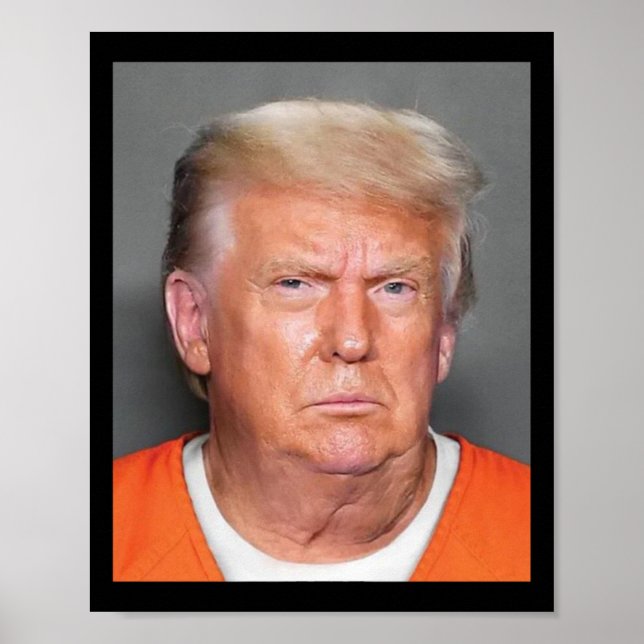 Affiche Trump Mugshot (Devant)