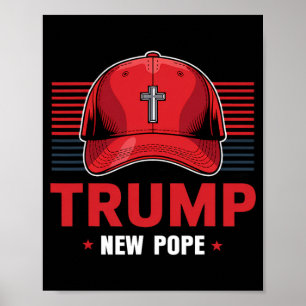 Affiche Trump Pope Le Nouveau Pape Président Veut Devenir
