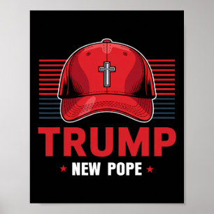 Affiche Trump Pope Le Nouveau Pape Président Veut Devenir
