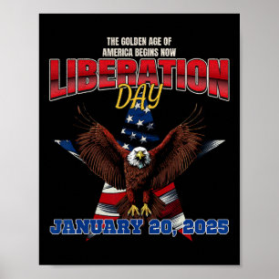 Affiche Trump Potus 47e déclare le 125e jour de libération
