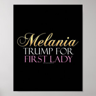 Affiche Trump Pour La Première Dame Pro-Donald Trump