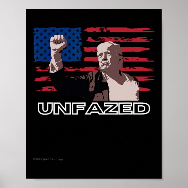 Affiche Trump pour président 2024 Rassemblement électoral  (Devant)
