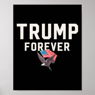 Affiche Trump pour toujours gagne a gagné inspiration méga
