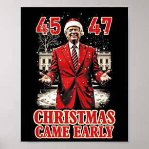 Affiche Trump Présent Drôle En Début 2024