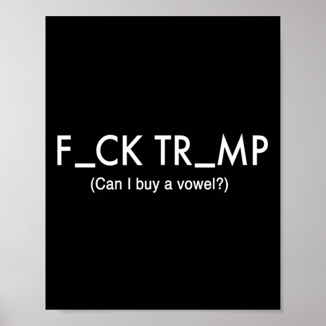 Affiche Trump protestation T Shirt (Devant)