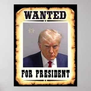 Affiche Trump Recherché pour l'affiche du président