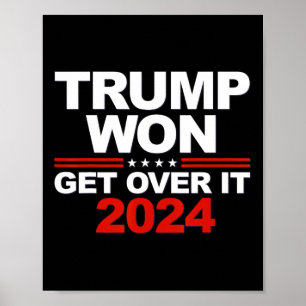 Affiche Trump remportera le deuxième mandat Trump 2024