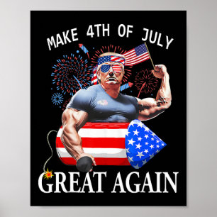 Affiche Trump rend 4 juillet grand à nouveau Trump 202