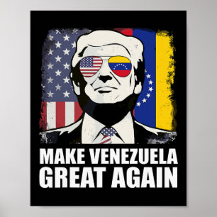 Affiche Trump rend à nouveau la Vénézuela grande _3