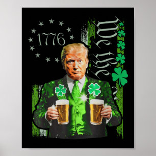 Affiche Trump rend la grandeur du Jour de la Saint Patrick