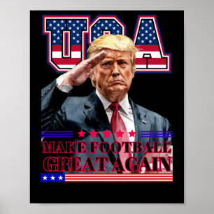 Affiche Trump rend le football américain plus grand 1