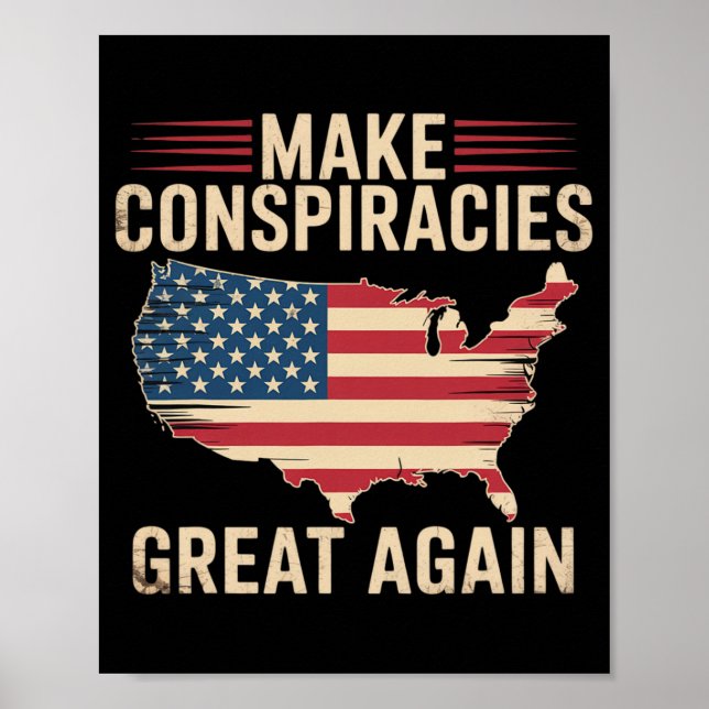 Affiche Trump rend les conspirations superbes 5 (Devant)