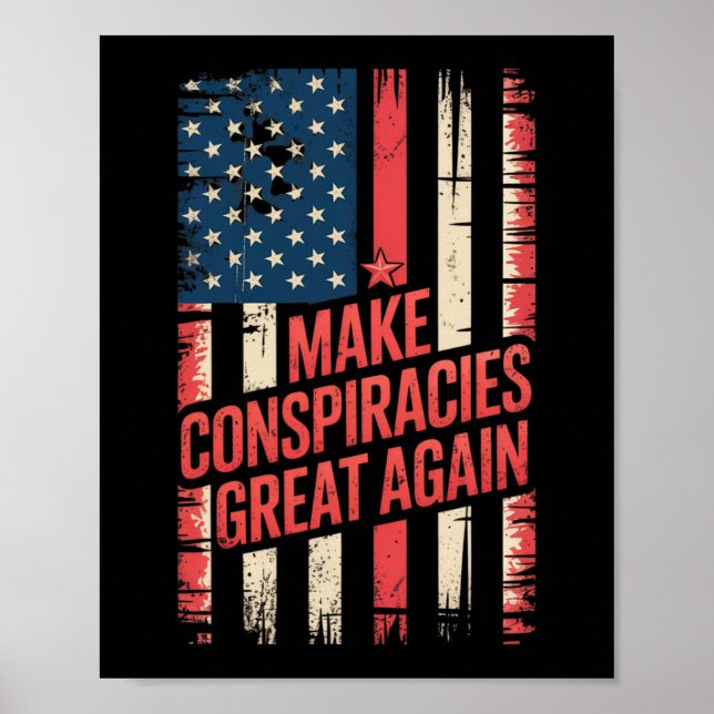 Affiche Trump rend les conspirations superbes 8 (Devant)