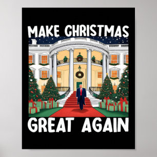 Affiche Trump rend Noël super à nouveau drôle Pajama de No