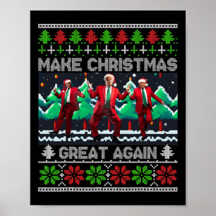 Affiche Trump rend Noël super à nouveau laid