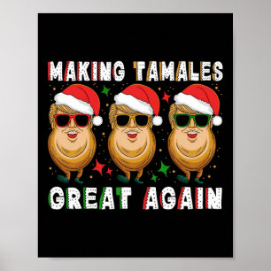Affiche Trump rendant à Tamale sa grandeur Noël Amérique m