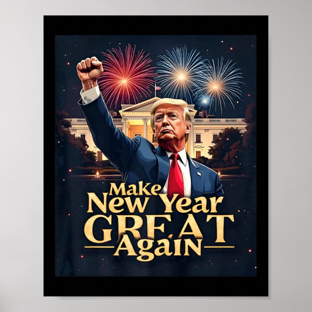 Affiche Trump Rendre sa grandeur à l'année prochaine Trump (Devant)