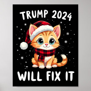 Affiche Trump Réparera Tout Rendre l'Amérique Grande 45e P