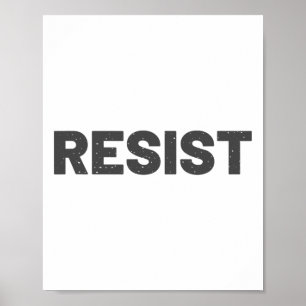 Affiche Trump Résister Politique Protestation Impeachment
