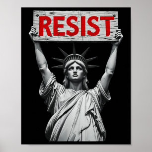 Affiche Trump Résister Trump Protestation Anti Politique P