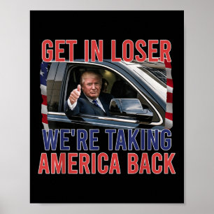 Affiche Trump S'Enfuit Et Reprend L'Amérique, Repub