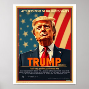 Affiche Trump série saison 2 épisode 1 bromure amusant cou