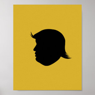 AFFICHE TRUMP SILHOUETTE
