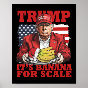 Affiche Trump son banane (pour l'échelle) Starship Funny T