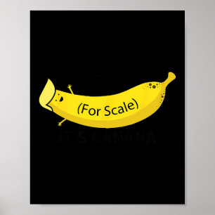 Affiche Trump son banane (pour l'échelle) Starship Funny T