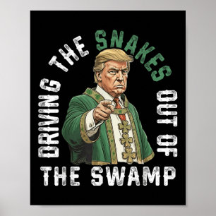 Affiche Trump Sortit Les Serpents Du Marais