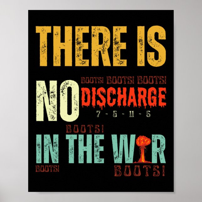 Affiche Trump Tariffs No Discharge In The War – Boots Boot (Devant)